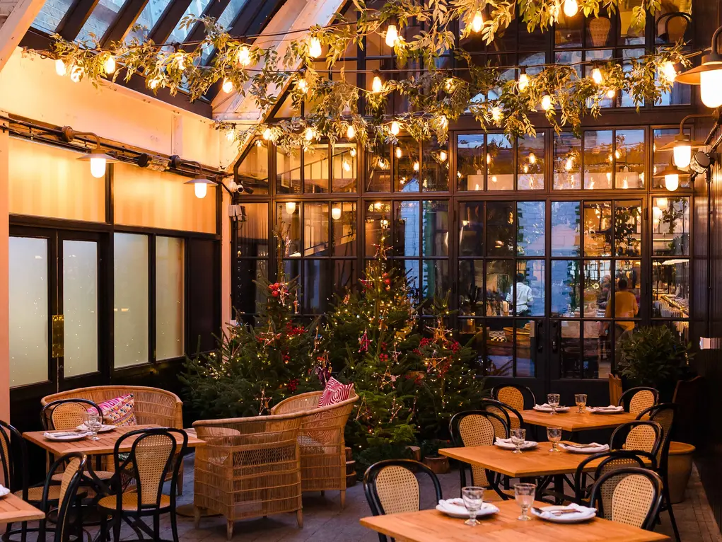 Christmas lights at Wild by Tart