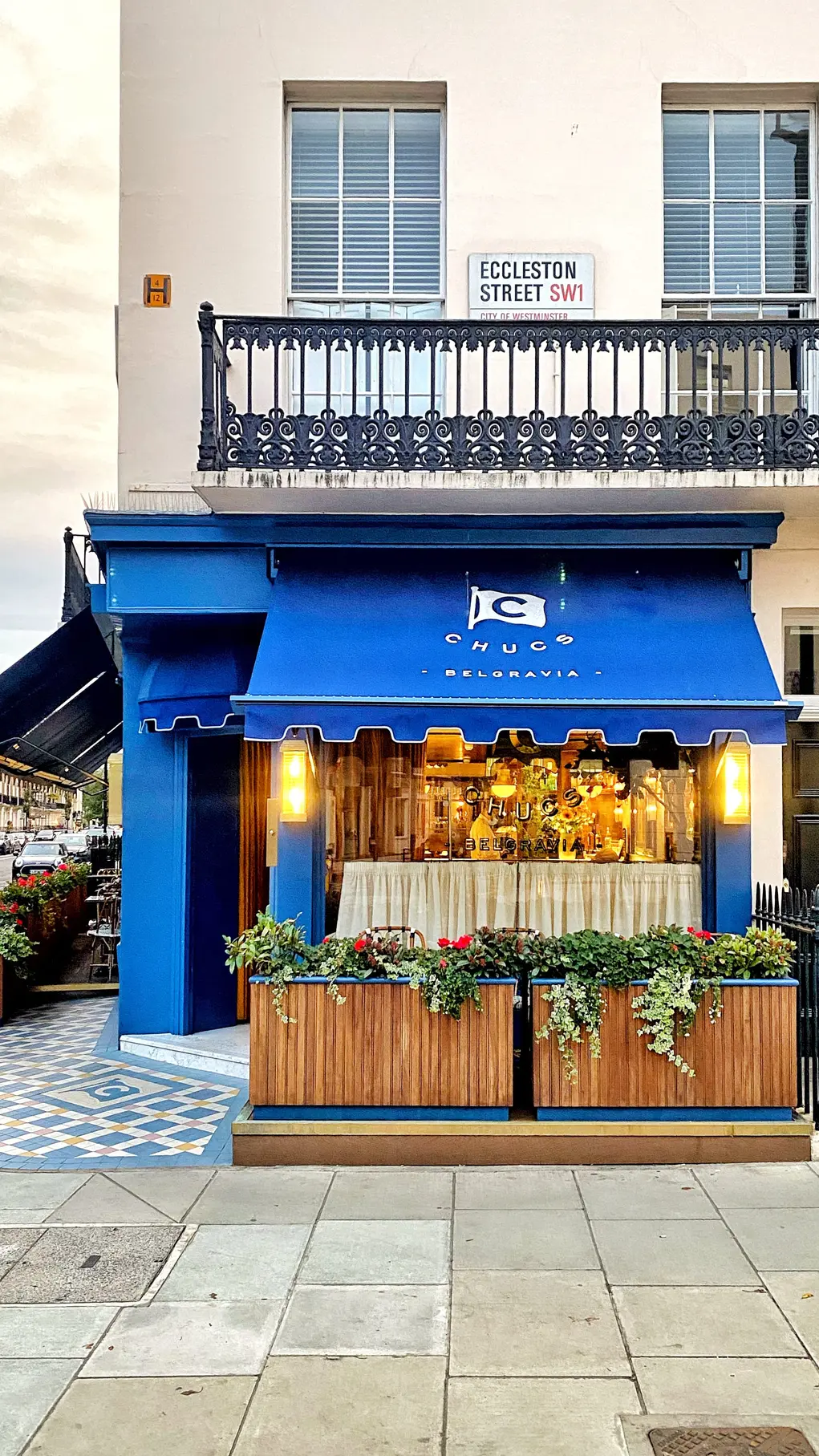 Exterior of restaurant